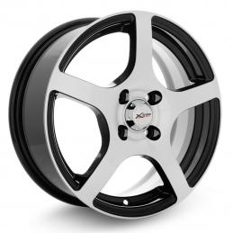 X`trike X-118 6x15 PCD4x100 ET45 DIA 54.1  BK/FP Полировка